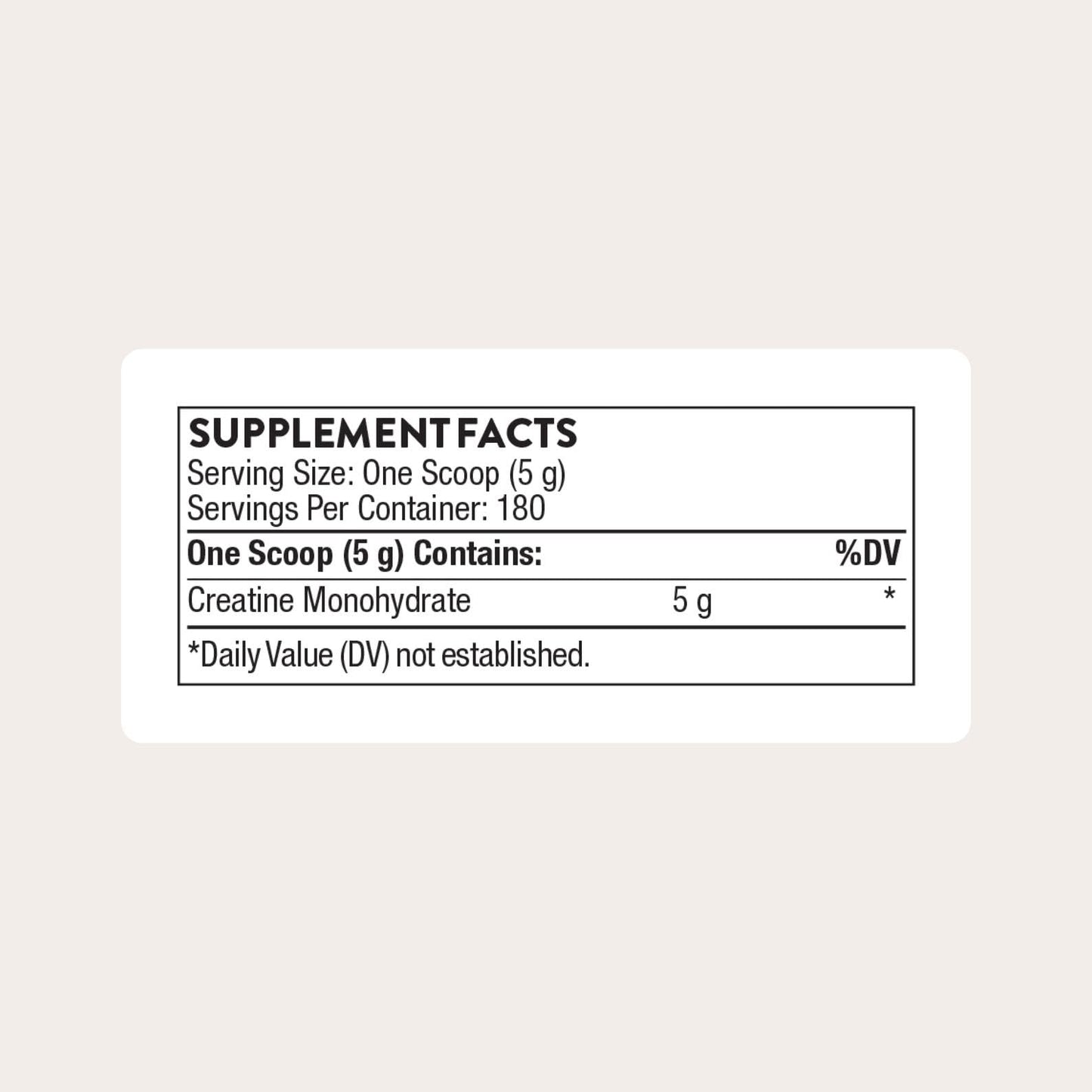 THORNE Creatine, Micronized Creatine Monohydrate Powder, 60 Servings