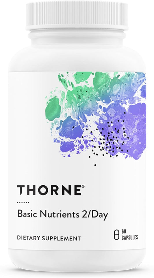 THORNE Basic Nutrients 2/Day, Vitamin & Mineral Formula, 60 Capsules