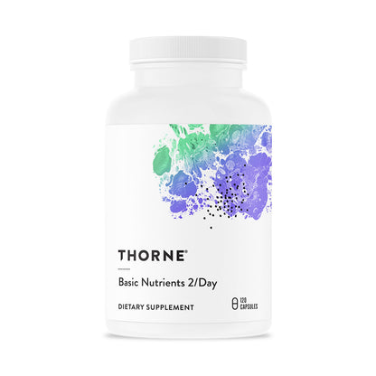 THORNE Basic Nutrients 2/Day, Vitamin & Mineral Formula, 60 Capsules