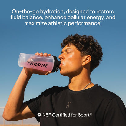 THORNE Daily Electrolytes, Electrolyte Powder Drink Mix, 30 Stick Packs